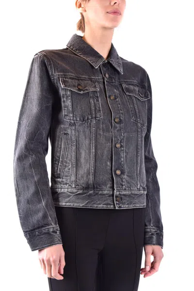 Saint Laurent Blouson In Navy