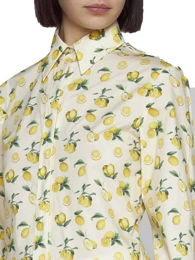 Shop Sportmax Shirts In Yellow