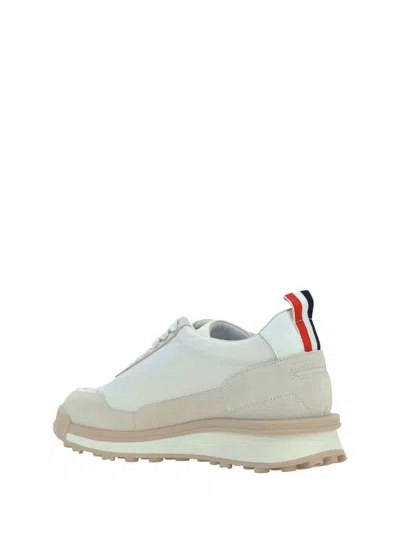 Shop Thom Browne Sneakers In Tonal White Fun Mix