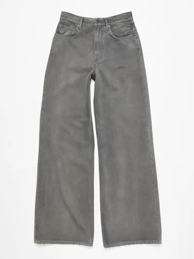 Acne Studios Jeans In Anthracite Grey
