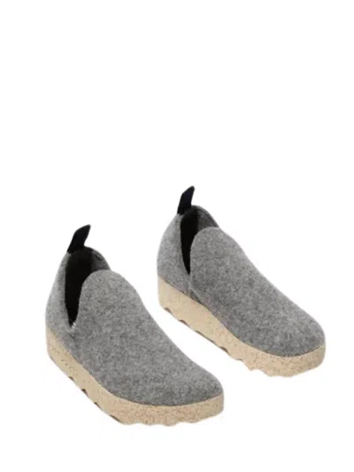Asportuguesas Unisex City Slip-on Shoe In Concrete Tweed In Multi