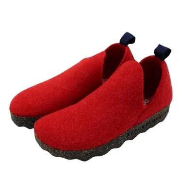 Asportuguesas Unisex City Slip-on Shoe In Red In Red