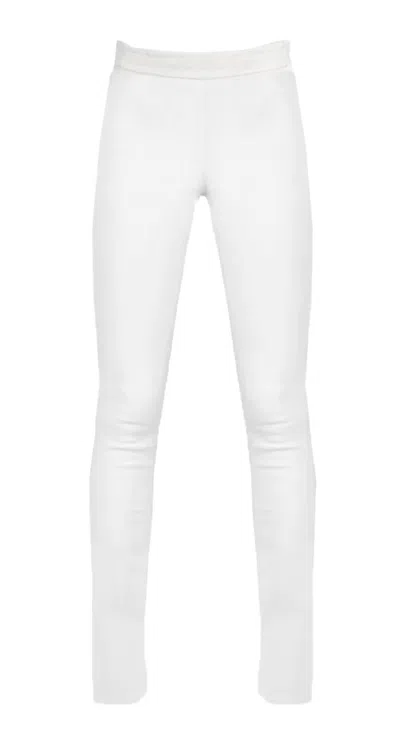 Zinga Women's Carla Leather Legging In White In White