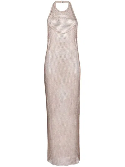 Simkhai Inaya Cover Up Dress In Gray In Grey