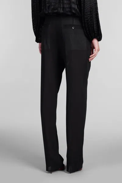 Blumarine Georgette Pants For Special Occasions In Black