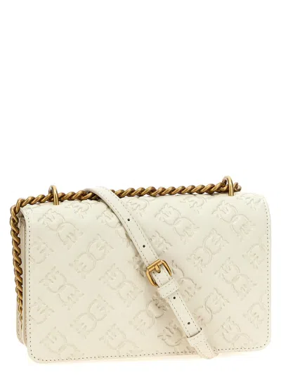 Shop Pinko 'mini Love Bag' Crossbody Bag In White