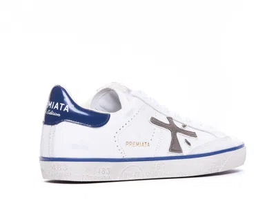 Shop Premiata Sneakers In White