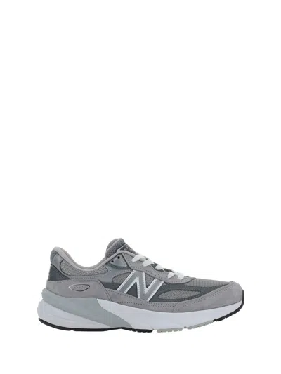 Shop New Balance Sneakers Man In Cool Grey