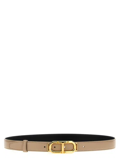 Tom Ford Palm Leather Belt In Brown