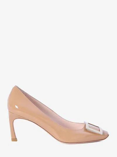 Roger Vivier Belle Vivier Trompette Pumps In Beige