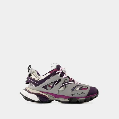 Balenciaga Track Panelled-design Sneakers In Grey