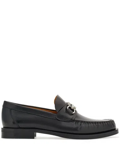 Ferragamo Men Mocassini British Gancini In Black
