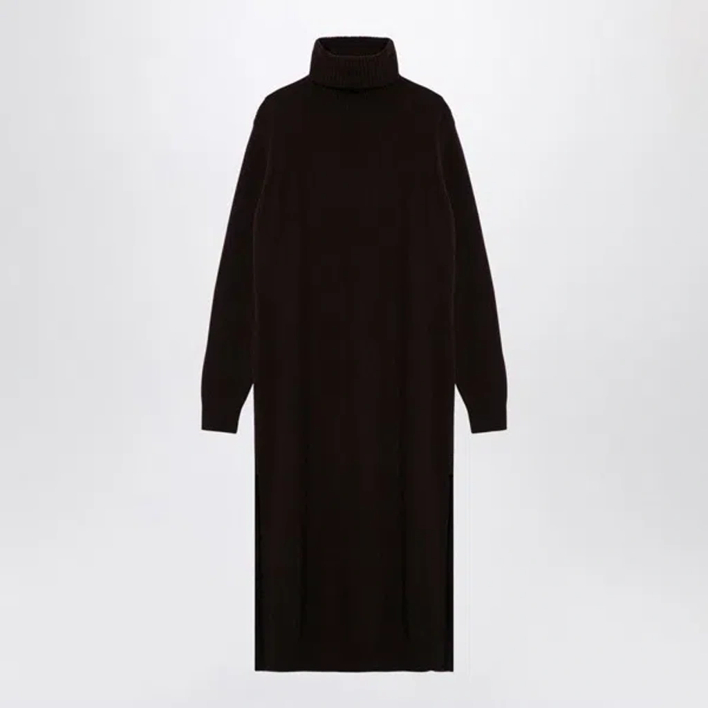 ワンピースその他 Roberto Collina Brown cashmere blend turtleneck dress Roberto Collina Brown cashmere blend turtleneck dress
