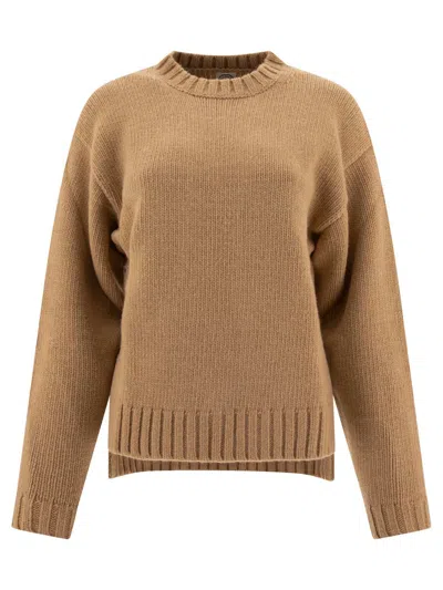 Ines De La Fressange Paulin Knitwear In Beige