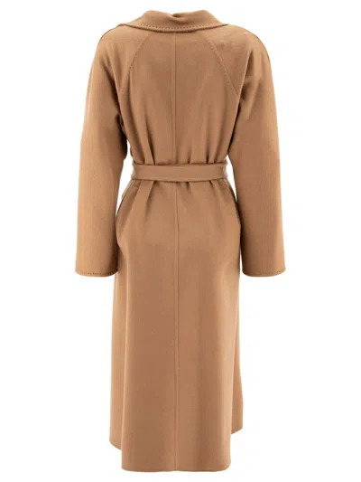 Shop Max Mara "ludmilla" Icon Coat In Beige