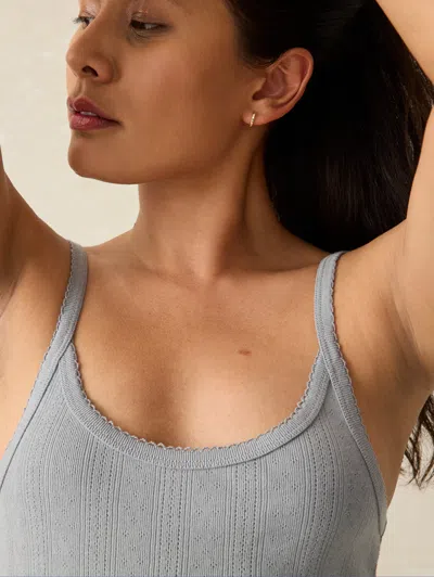 Faherty Pacific Pointelle Tank In Tradewinds