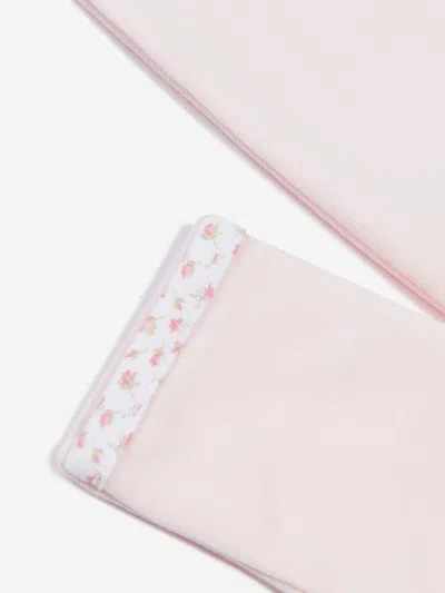 Polo Ralph Lauren Floral-trim Cotton Coverall In Pink