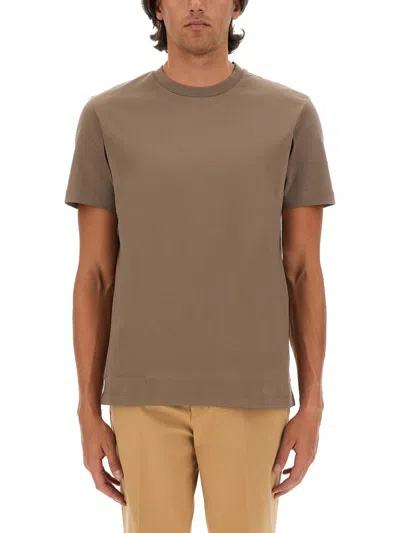 Shop Hugo Boss Boss L-tesar T-shirt In Brown