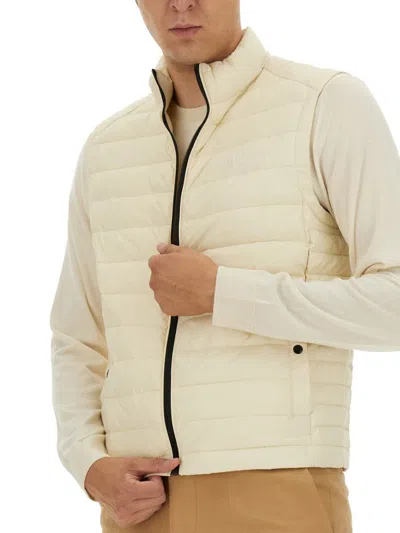 Shop Hugo Boss Boss Walking Vest In White