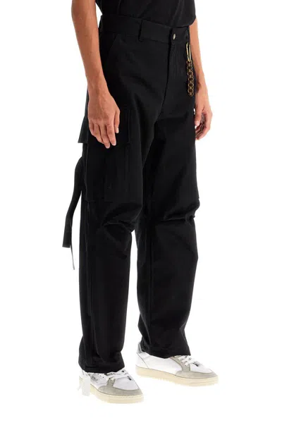 Shop Darkpark Laurent Saint Laurent Cargo Pants In Black