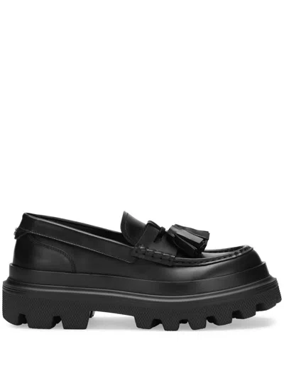 Shop Dolce & Gabbana Mocassin Shoes In Black