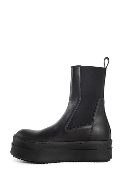 Rick Owens Woman Ankle Boots Black Size 6 Leather In Black