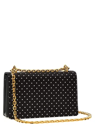 Dolce & Gabbana Small Dg Baroque Satin Crossbody Bag