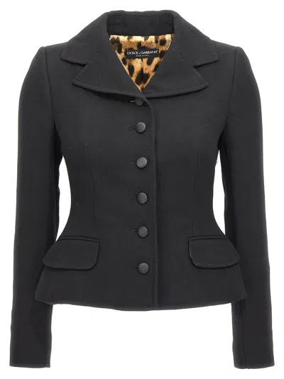Dolce & Gabbana Single-breasted Wool Blazer