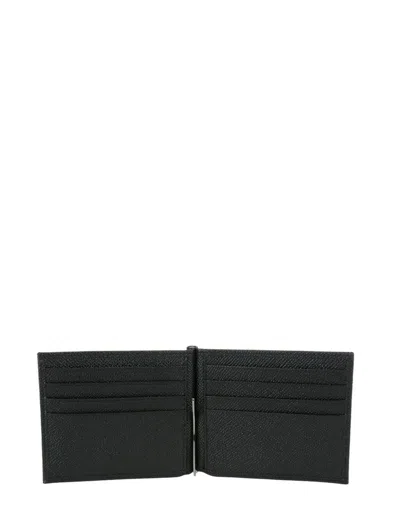 Dolce & Gabbana Small Zip-around Wallet In Calfskin With Raised Logo
