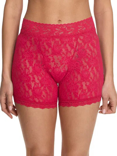 Hanky Panky Signature Lace Boxer Brief In Red