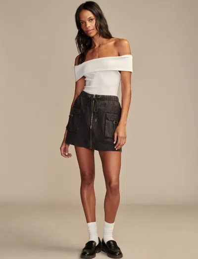 LUCKY BRAND WOMEN'S ARMY CARGO MINI SKIRT 