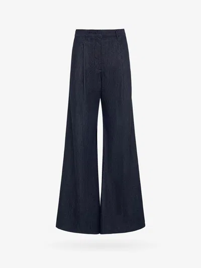 Loro Piana Raydel Cotton Blend Denim High Rise Jean In Blue