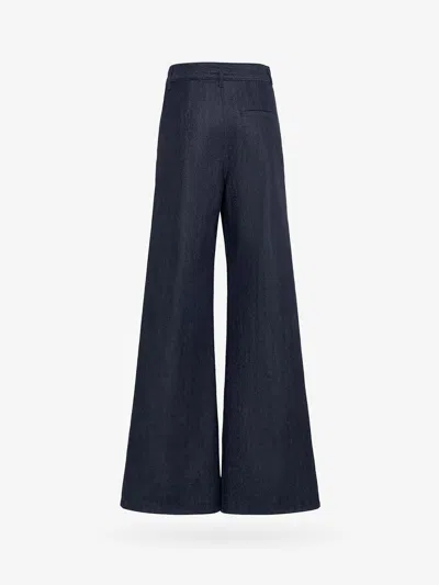 Loro Piana Raydel Cotton Blend Denim High Rise Jean In Blue