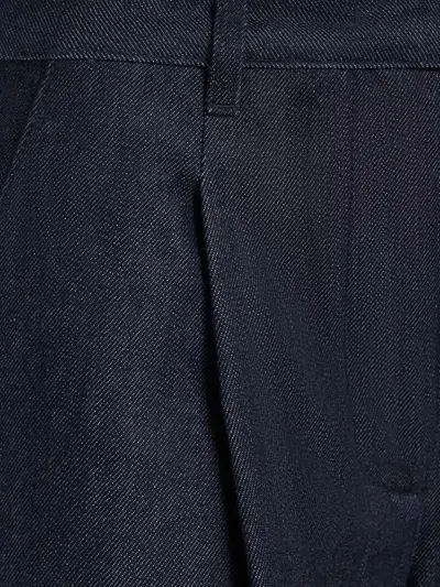 Loro Piana Raydel Cotton Blend Denim High Rise Jean In Blue