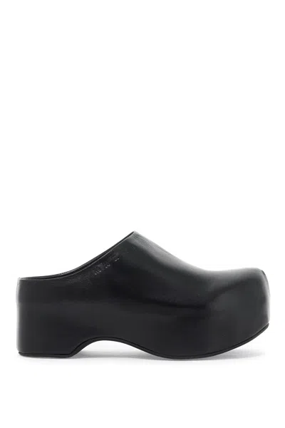 Shop Marni Sabot Con Zoccolo Chunky In Black