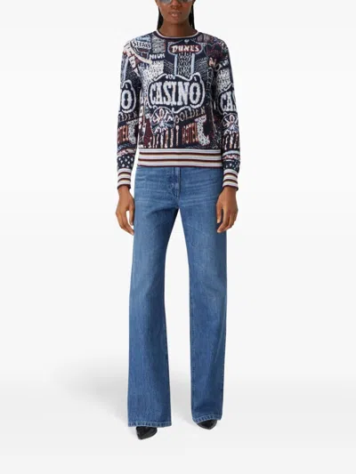 Missoni Graphic-print Knitted Jumper In Sm9f2