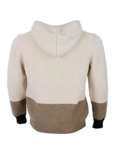 Shop Kiton Sweaters In Beige