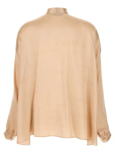 Shop Balenciaga '' Shirt In Beige