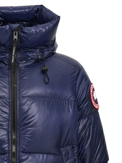 Shop Canada Goose 'crofton' Down Jacket In Blue