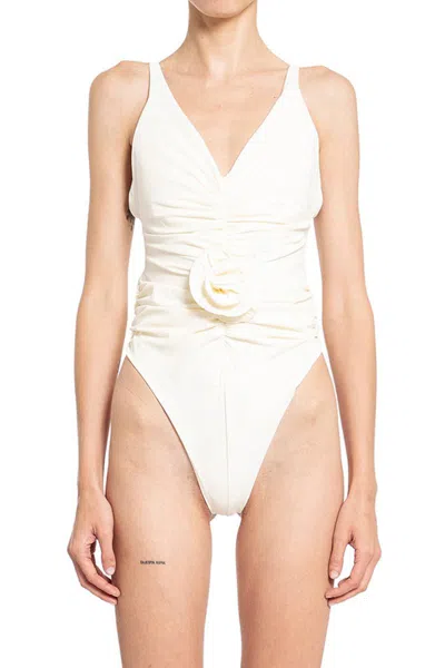 Shop Magda Butrym One Piece In Beige