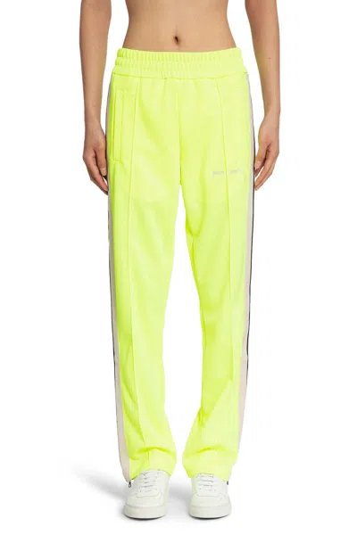 Shop Palm Angels Sweatpants In Yellow