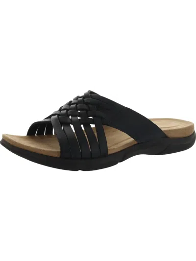 EASY SPIRIT MEADOW WOMENS LEATHER SLIP ON HUARACHE SANDALS 