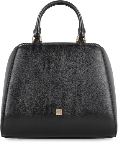 Shop Givenchy Antigona Cube Leather Mini Handbag In Black