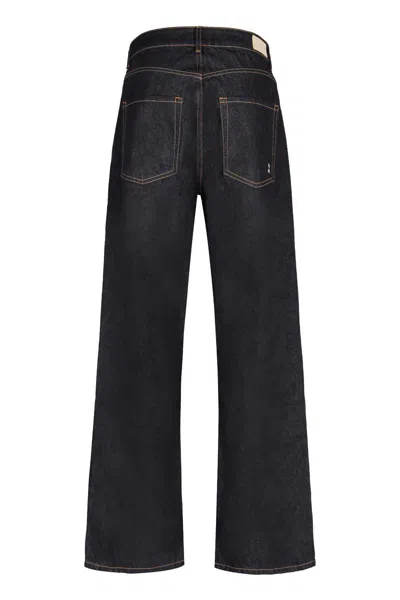 Shop Icon Denim Bea Wide-leg Jeans In Navy