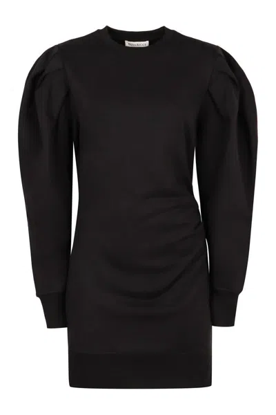 Shop Nina Ricci Cotton Sweatdress In Black