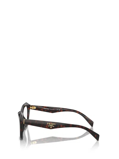 Shop Prada Eyewear Eyeglasses In Root Tortoise