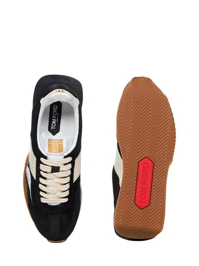 Shop Tom Ford James Sneakers In Black