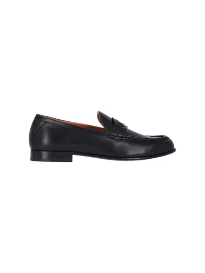 Shop Valentino Garavani Flat Shoes In Black