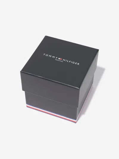 Tommy Hilfiger Boys Logo Strap Watch In Blue