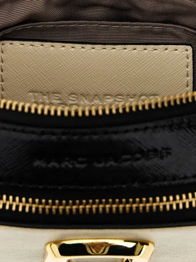 Marc Jacobs The Snapshot Cloud White Multi Leather Camera Bag In White